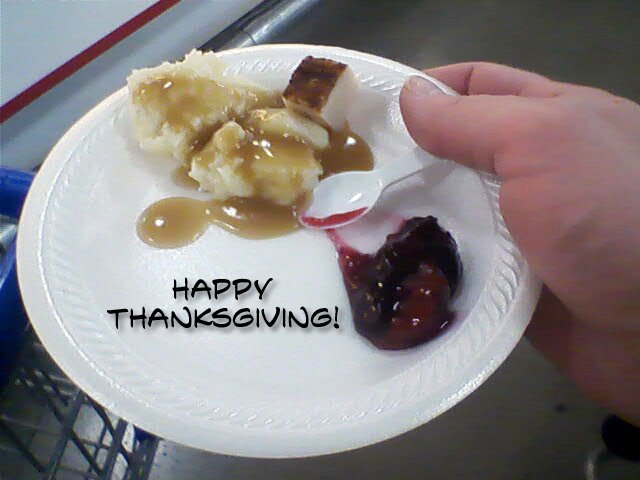 miniature Thanksgiving dinner